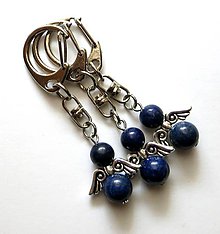 Kľúčenky - Minerálový anjelik (Lapis Lazuli) - 9339736_