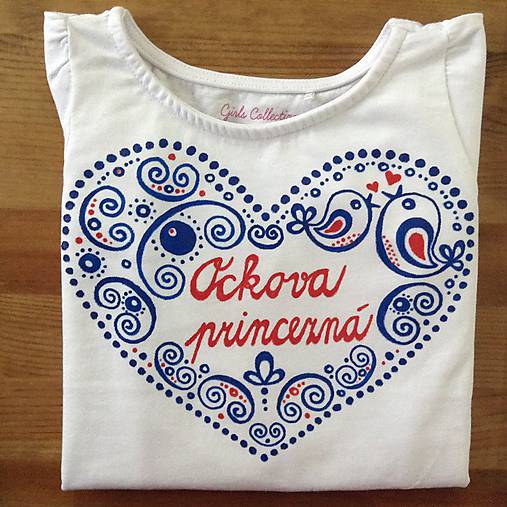 Rodinný maľovaný set tričiek s nápismi na želanie (Mamka+ ocko+ dieťa (tričko))