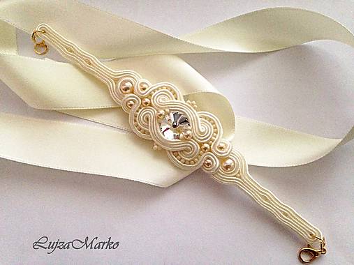 Náramky - Izolda náramok swarovski - 9345148_