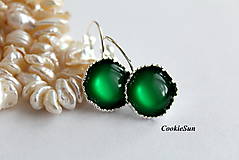 Náušnice - Náušnice Royal Glamour (Light Emerald) - 9351704_