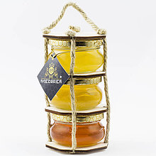 Včelie produkty - Medová veža (medovica, lipa, agát) - 9359484_