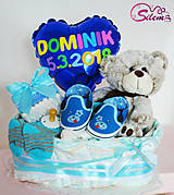 Detské doplnky - Plienkové košíky na želanie (Modrá) - 9358718_