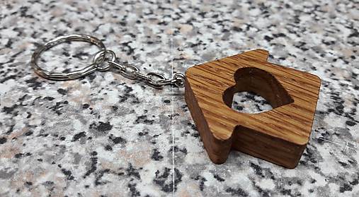 Dekorácie - Kľúčenka - domček 2. - 9369529_