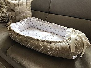 Detský textil - Hniezdo do postieľky pre bábätko - 9375315_