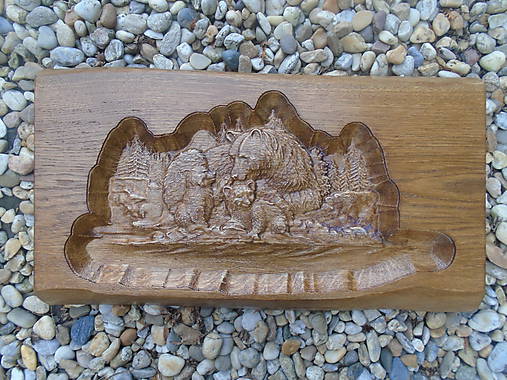 Obrazy - Medvedia rodinka - 9380878_