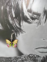 Náušnice - Náušničky jarné motýliky - 9383176_