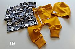 Detské oblečenie - Žlté pudláče veľkosť 74-110 (98) - 9398243_