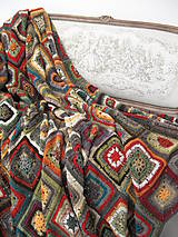 Úžitkový textil - Chalupárska deka "Lady Klimt II." - 9406443_