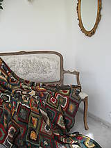 Úžitkový textil - Chalupárska deka "Lady Klimt II." - 9406448_