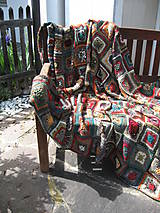 Úžitkový textil - Chalupárska deka "Lady Klimt II." - 9406453_