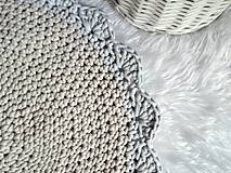Úžitkový textil - Simplicity koberček linen gray - 9405308_