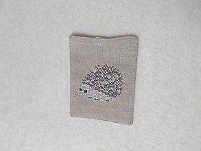 Úžitkový textil - Výšivka, vrecko na mydlo - 9409945_