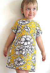 Detské oblečenie - šaty Kvety Plamienka - 9413370_
