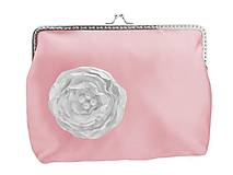Taštičky - Svadobná kabelka růžová, kabelka pre nevestu 1485A - 9415099_