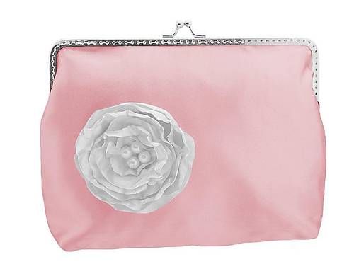 Svadobná kabelka růžová, kabelka pre nevestu 1485A