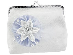 Kabelky - Svadobná kabelka, týlová kabelka pre nevestu bielá F3 - 9414105_