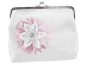 Kabelky - Svadobná kabelka, týlová kabelka pre nevestu bielá F4 - 9414147_