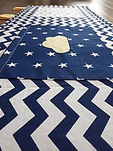 Úžitkový textil - Zástena za posteľ ...Nočná obloha 200 x 50 cm - 9417347_