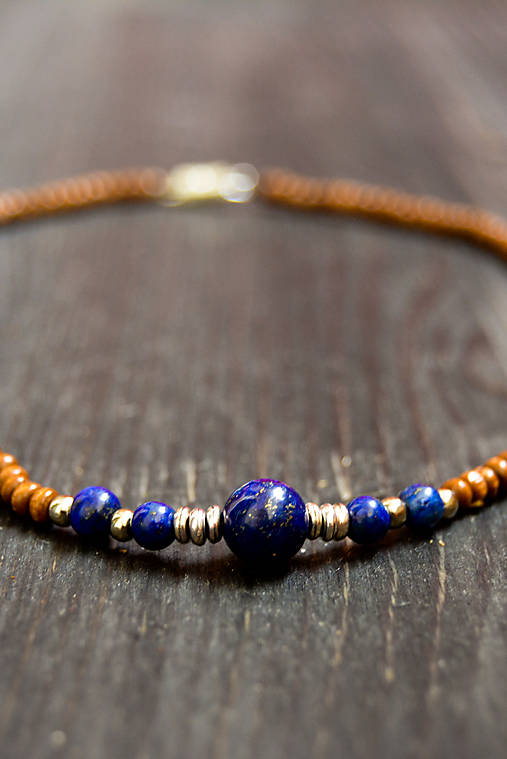 Náhrdelníky - Bohemian... Spirit... #14... lapis lazuli - 9416835_