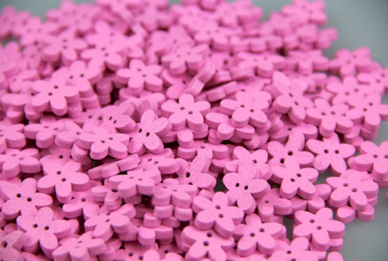 G104 Gombík kvietok 1,1 cm (Ružový)