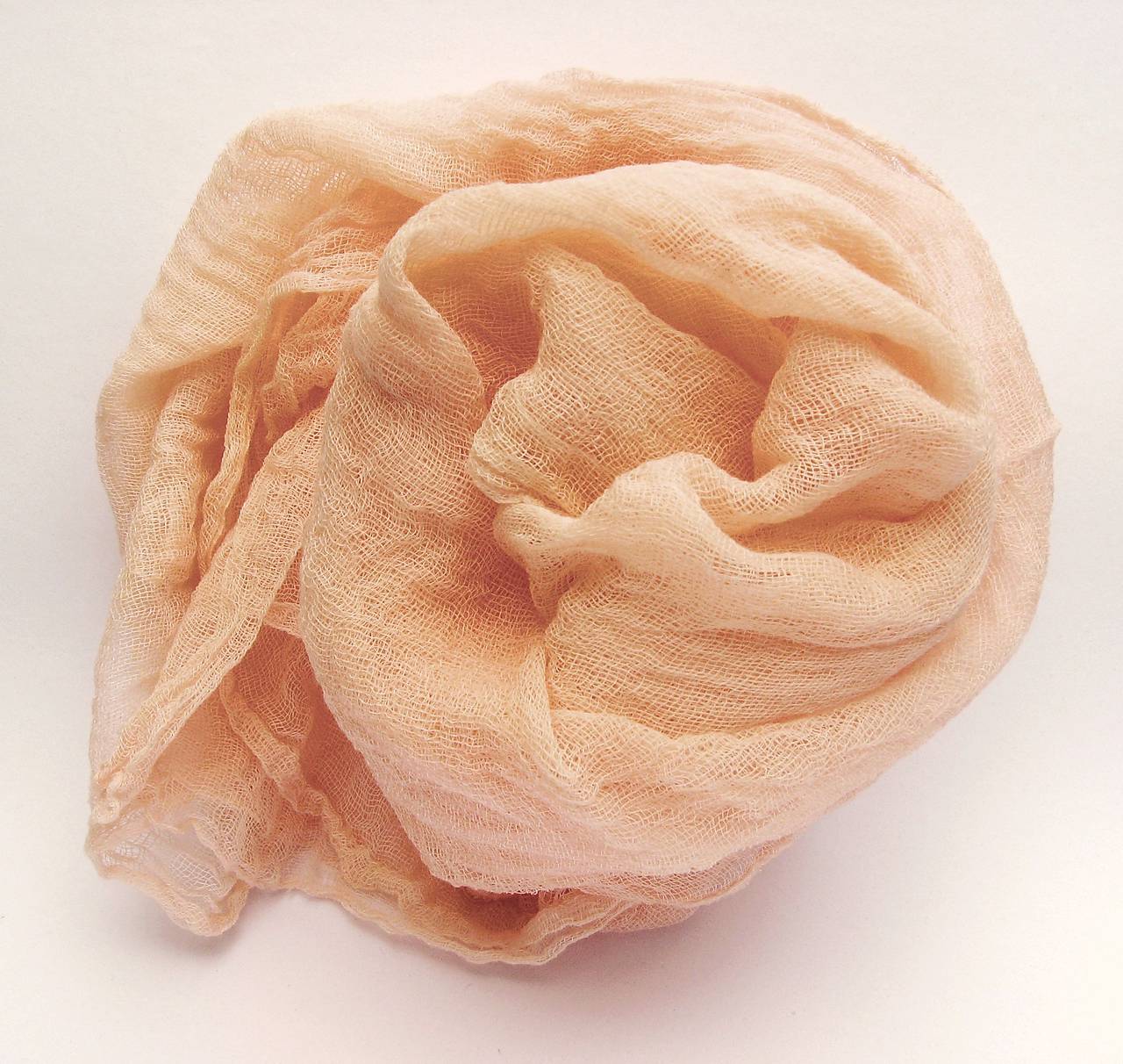  "pastel peach" bavlnený šál skladom