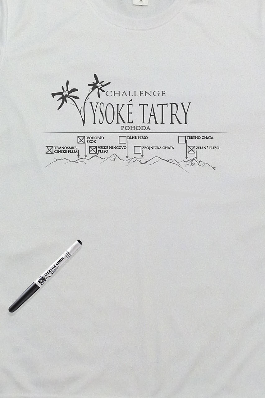 Tričko s Tatranskou turistickou výzvou aj pre menej náročných turistov