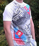Topy, tričká, tielka - Ručne maľované pánske tričko- BOJNICE/ŽILINA - 9426282_