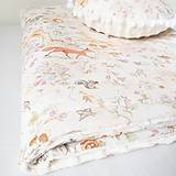 Detský textil - detská deka lesné zvieratká - 9429765_