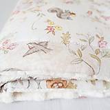 Detský textil - detská deka lesné zvieratká - 9429770_