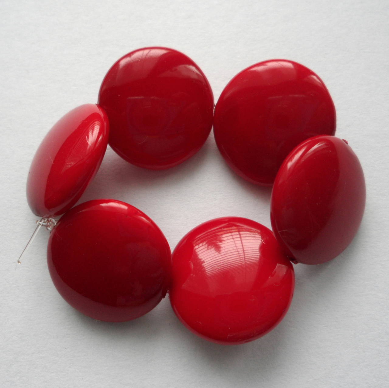 Skl.vosk.lentilky 17mm-6ks (bordó)