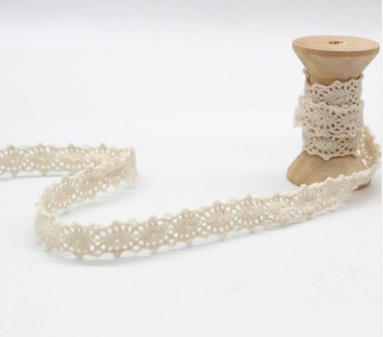 C117 Bavlnená čipka 10 mm / 1 meter