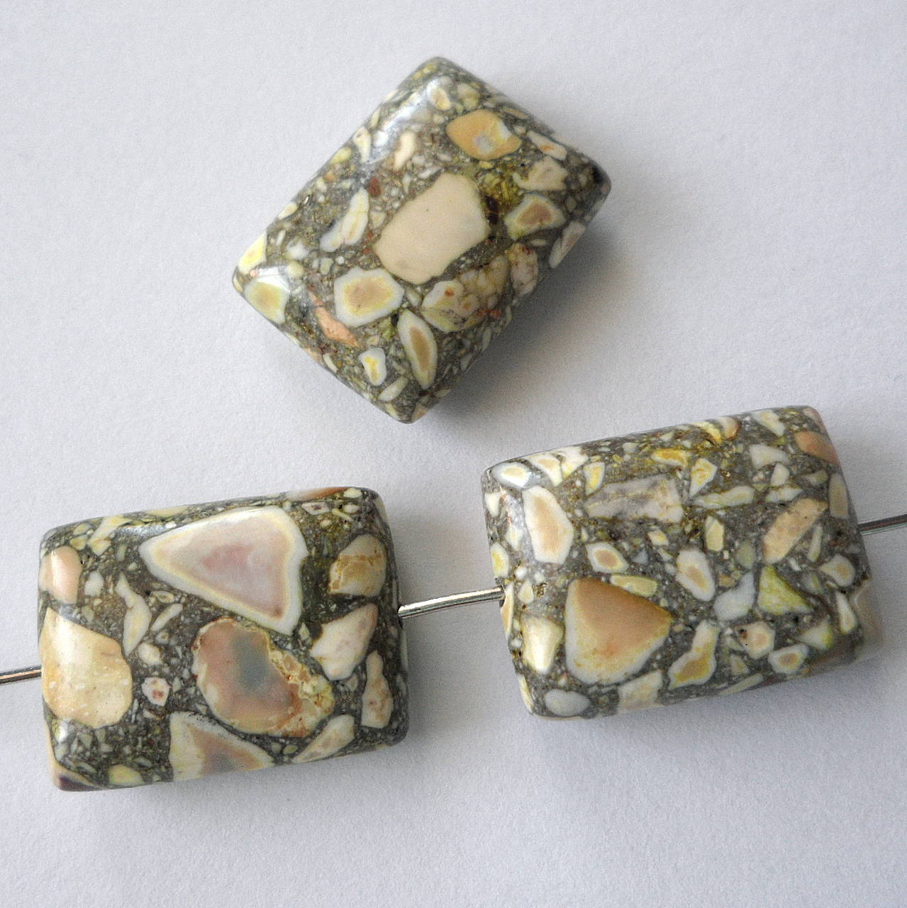  MARBLE 15x20mm-1ks (žltá)