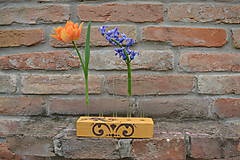 Dekorácie - Skúmavková váza na 5 kvetov - 9440286_