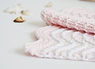 Úžitkový textil - Kúpeľňové žinky II (ružové) - 9446414_