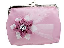 Svadobná kabelka , kabelka pre nevestu růžová XC1