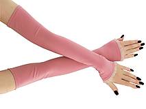 Dámské růžové rukavičky - návleky na ruky 0835