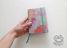 Papiernictvo - Zápisník čistý "Kvety pre Matku Gaia" A6 - 9450777_