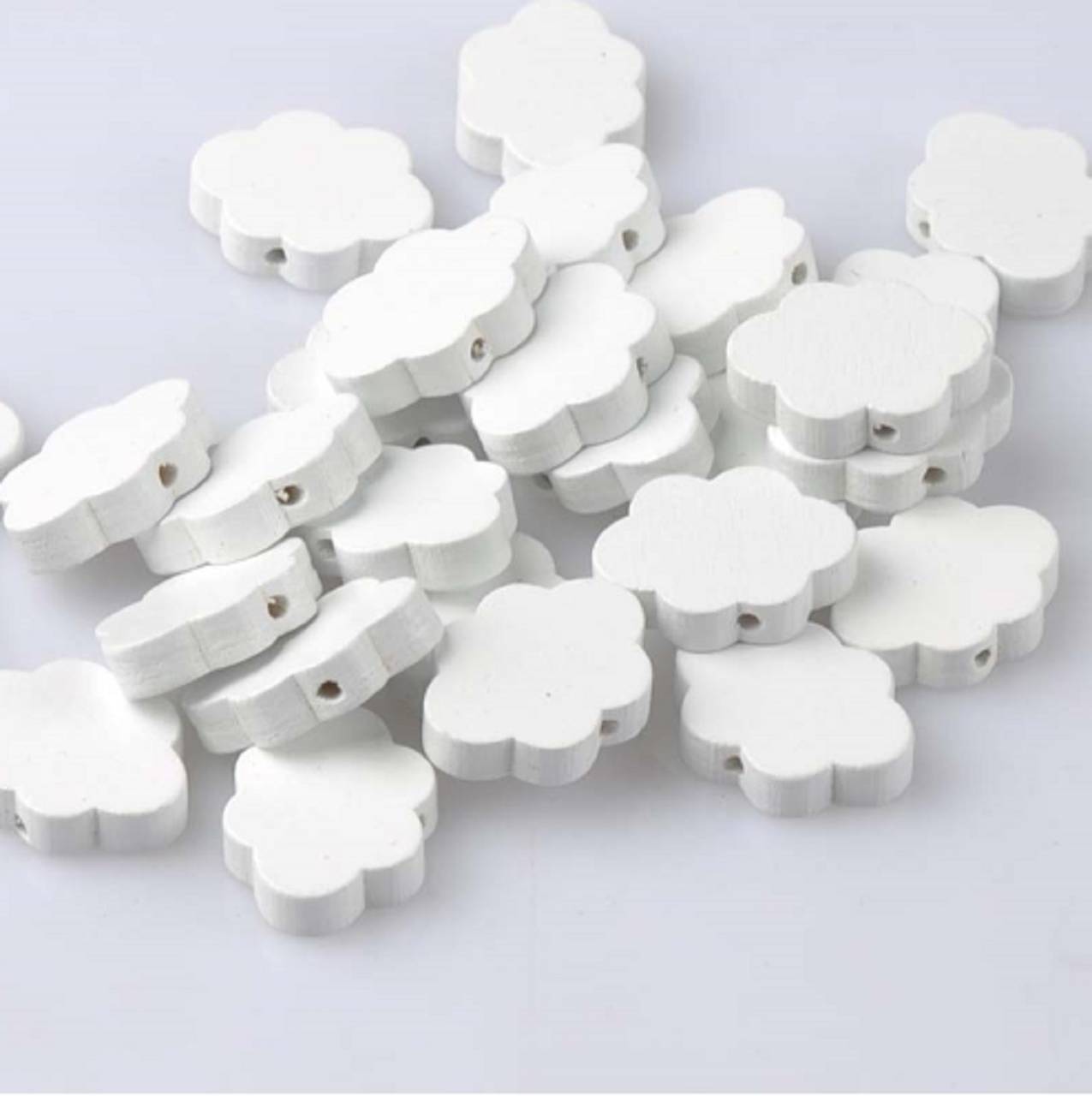 KD101 Korálka drevená OBLÁČIK 2,2 x 1,7 cm