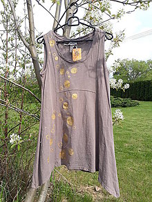 Blúzky a košele - maľované tunikotielko "Po Klimtovi ani stopy..." - 9451097_