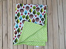 Detský textil - Minky deka ježko 95 x 65 cm - 9454226_