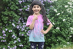Topy, tričká, tielka - Detské tričko UNISEX / Vek 4 roky/ INDIÁNSKE ŠÍPY - 9454684_