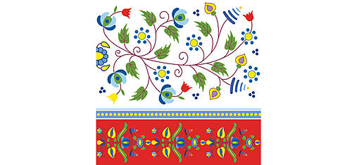  - Servítka "Kashubian embroidery", ihneď - 9453891_