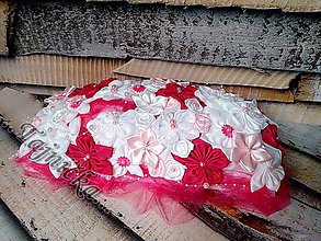 Kytice pre nevestu - Svadobná ikebana na hlavný stôl - 9458685_