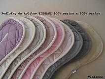 Detský textil - MERINO podložka do kočíka BUGABOO Bee / Buffalo/ Cameleon/ Donkey/ Joolz 100% WOOL Seat Liner grey sivá - 9456419_