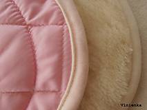 Detský textil - MERINO podložka do kočíka BUGABOO Bee / Buffalo/ Cameleon/ Donkey/ Joolz 100% WOOL Seat Liner PASTELOVÉ - 9456504_