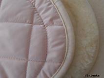 Detský textil - MERINO podložka do kočíka BUGABOO Bee / Buffalo/ Cameleon/ Donkey/ Joolz 100% WOOL Seat Liner PASTELOVÉ - 9456508_