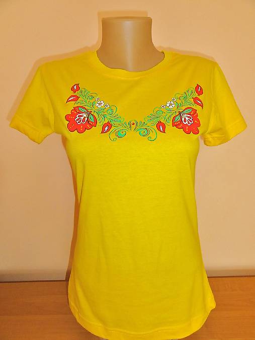Maľované tričko (S/M/L/XL - Tyrkysová)