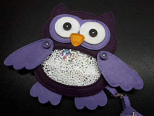 Hračky - Spy bag Sovička (Spy bag Sovička fialová) - 9460860_