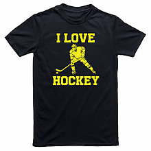 Topy, tričká, tielka - I Love Hockey - 9460824_