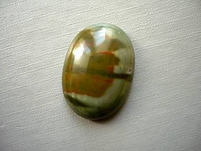 Minerály - Kabošon - jaspis picasso 25 mm, č.20f - 9460446_
